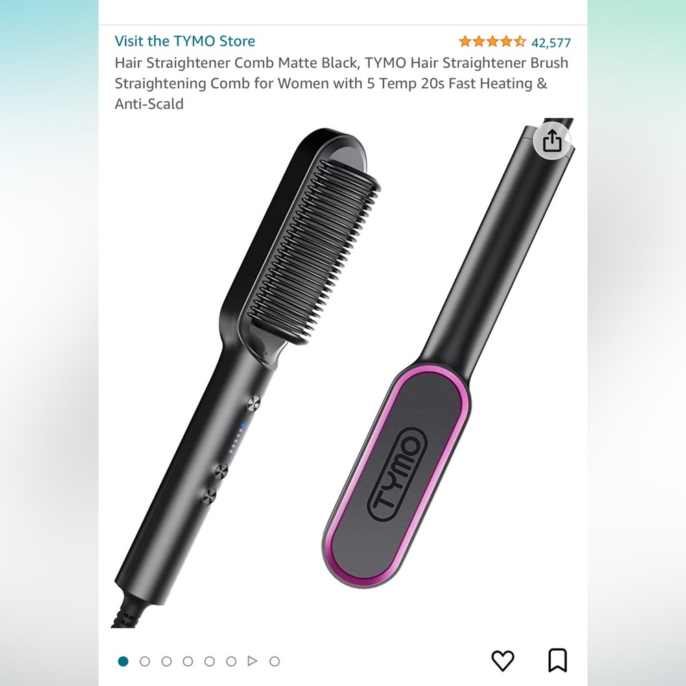 TYMO Hair Straightener Brush